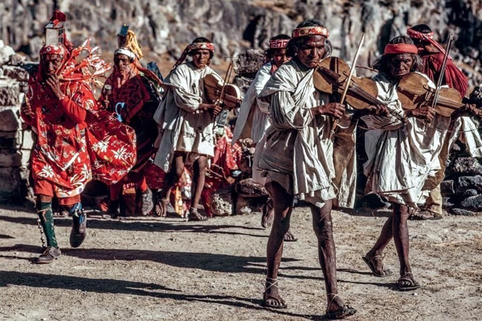 Danza de matachines de Nararachi, en la Sierra Tarahumara.