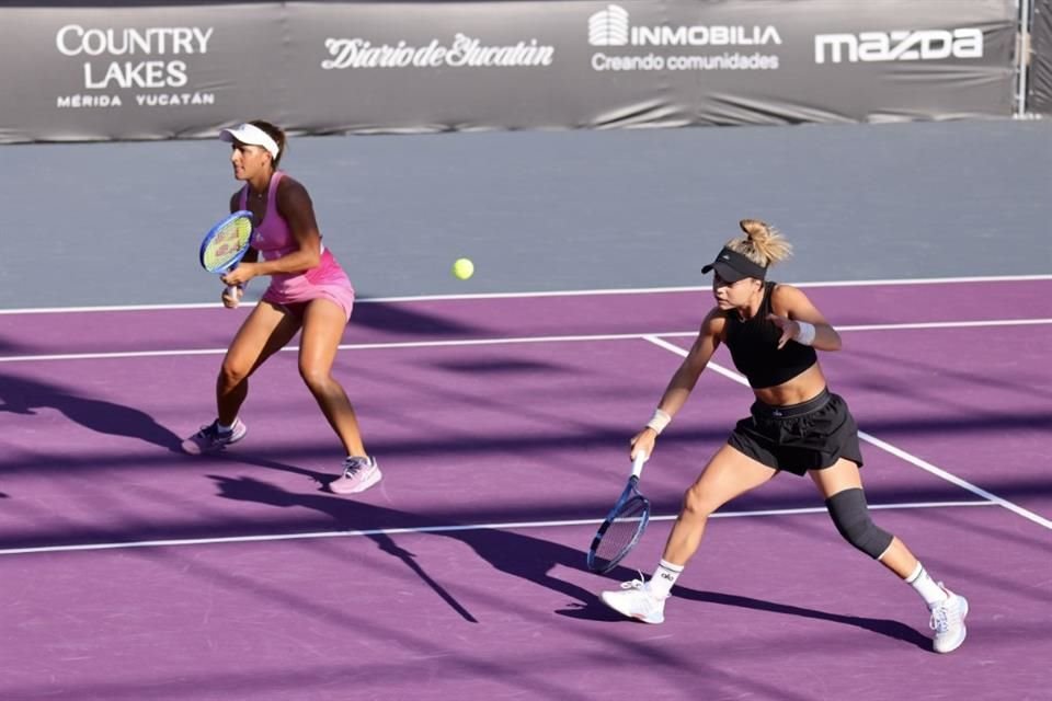 La dupla latina conformada por Renata Zarazúa y María Lourdes Carlé no logró el resultado esperado en su debut en el Mérida Open AKRON WTA 500.