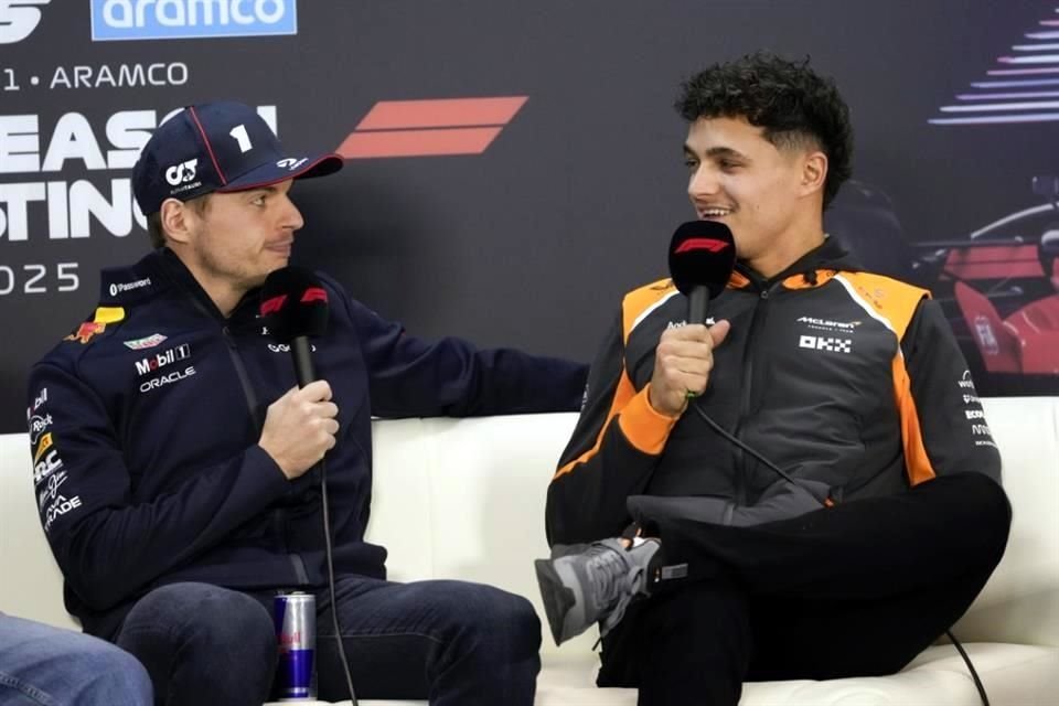 Max Verstappen y Lando Norris dicen que hay 'drama' entre ellos.