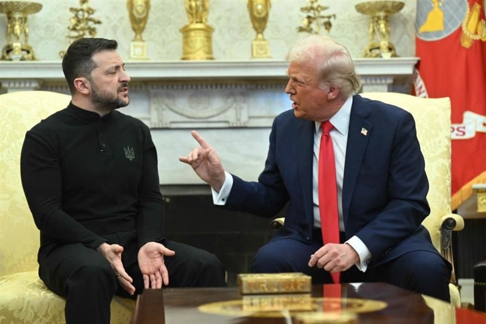 Trump reprendió a Zelensky en reunión en la Casa Blanca.