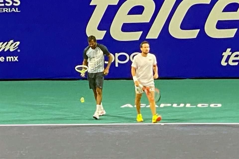 Miguel Reyes-Varela y el indio Sriram Balaji se quedaron cortos en la Semifinal de dobles en el Abierto Mexicano de Tenis.