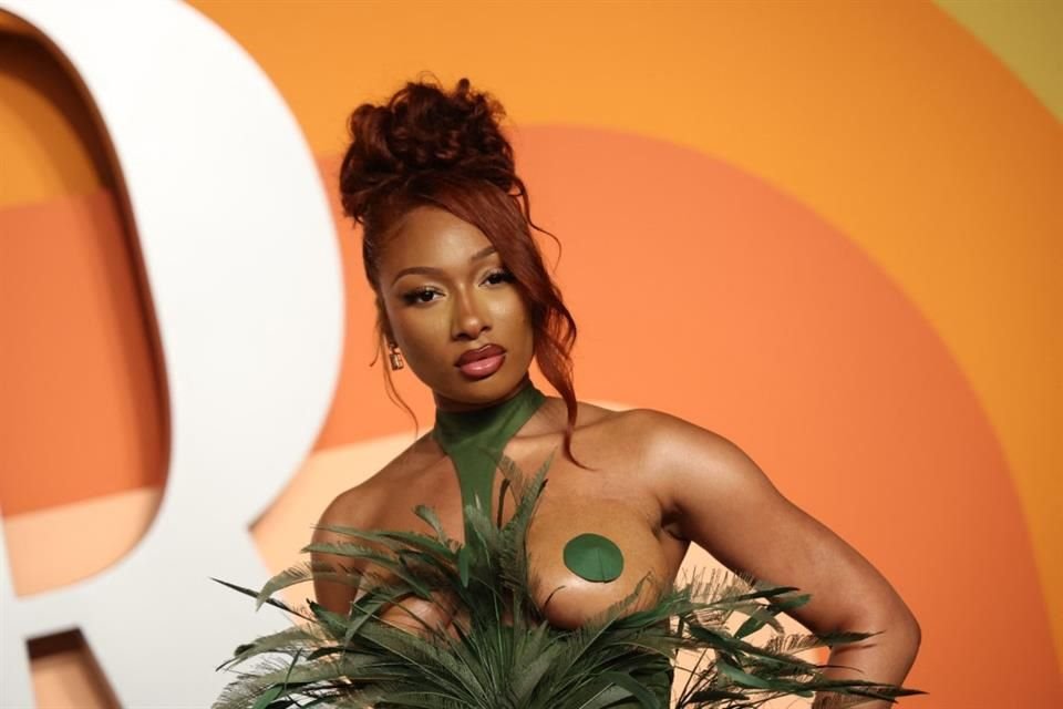 Megan Thee Stallion también causó furor, al dejar poco a la imaginación.