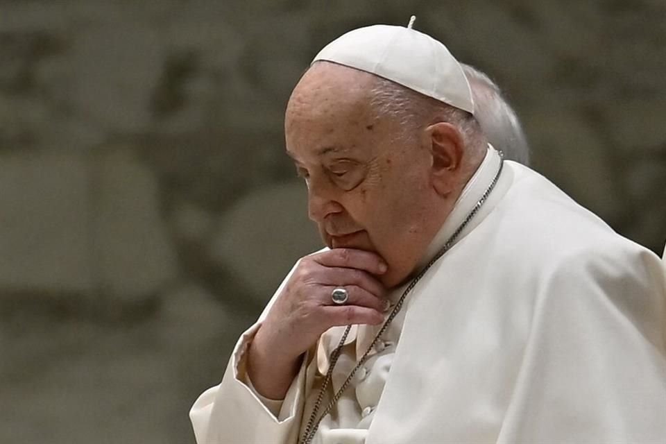 El Papa Francisco durante una audiencia en el Vaticano, el 12 de febrero del 2025.-