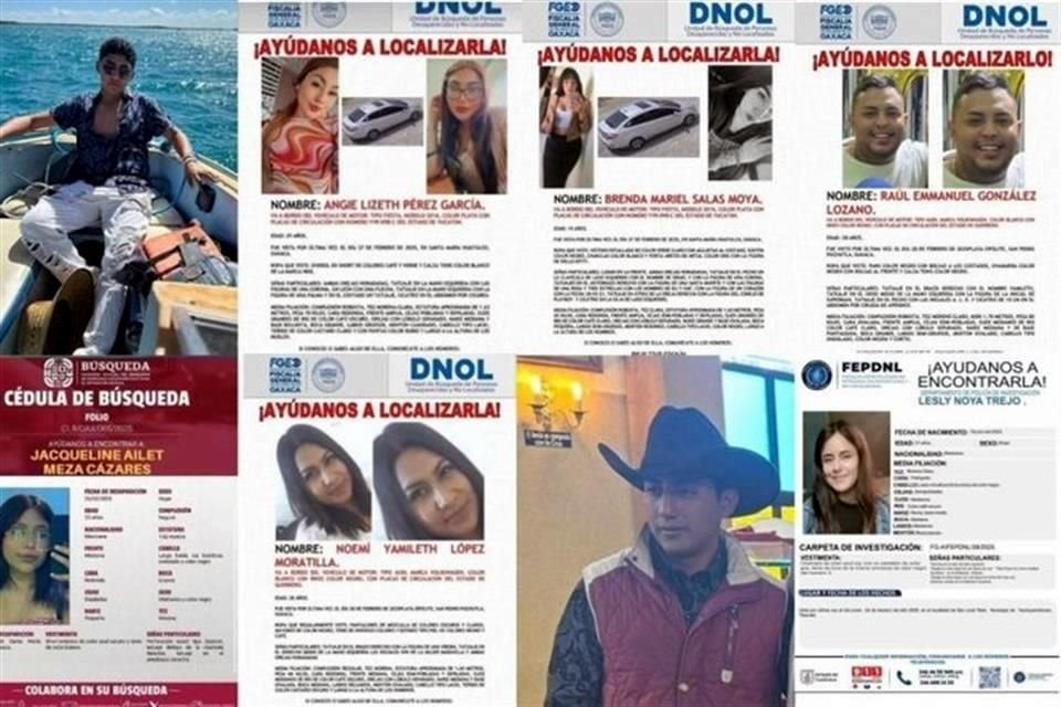 En redes circulan imágenes de las fichas de búsqueda de los jóvenes de Tlaxcala reportados como desaparecidos.