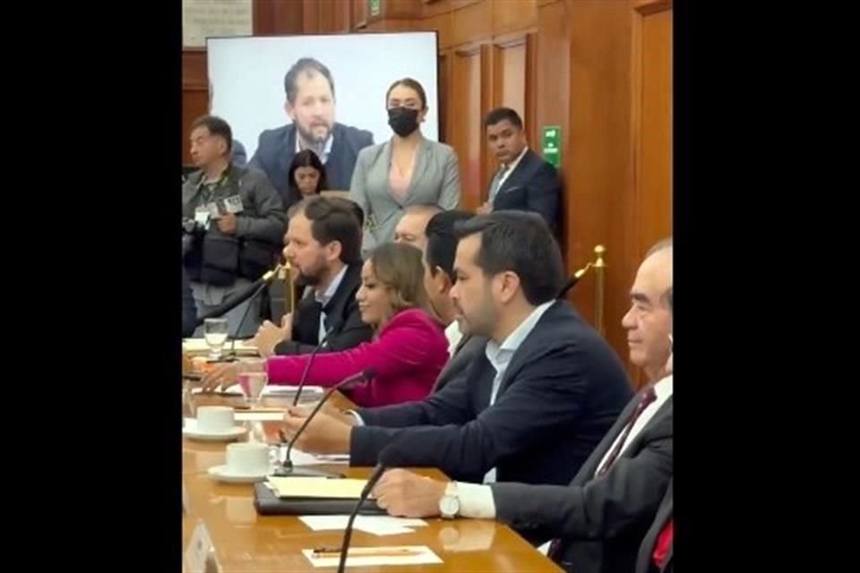 El líder emecista participó en Toluca en la apertura de un foro sobre la iniciativa de la jornada laboral de 40 horas.