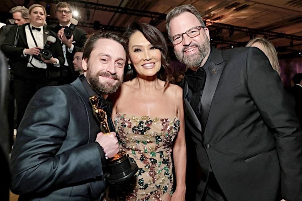 Kieran Culkin, Tia Carrere y Paul Debevec.