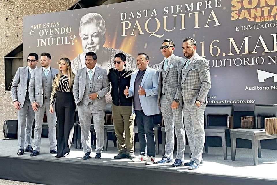 Las cenizas de Paquita la del Barrio estarán presentes en un homenaje con La Sonora Santanera en el Auditorio Nacional, el 16 de marzo.