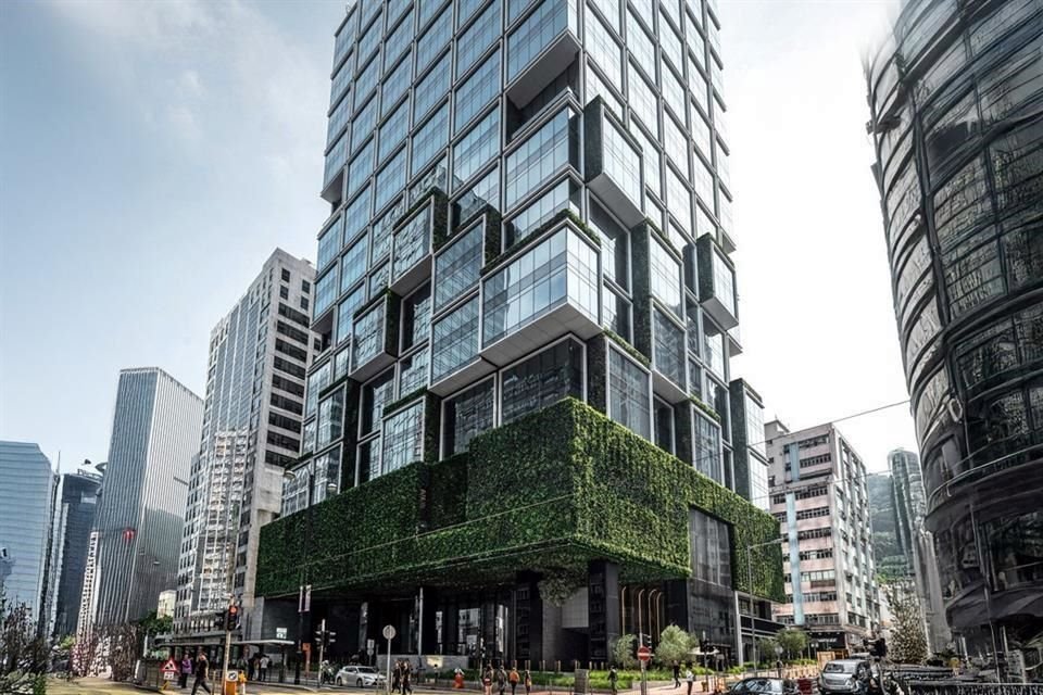 El edificio es el primero en Hong Kong en obtener una calificación Platino tanto en WELL como en LEED.