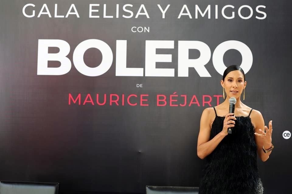 El 27 de mayo, en el Auditorio Nacional, la bailarina ofrecerá la última presentación del 'Bolero' en México como parte de la ya tradicional Gala Elisa Carrillo y Amigos.