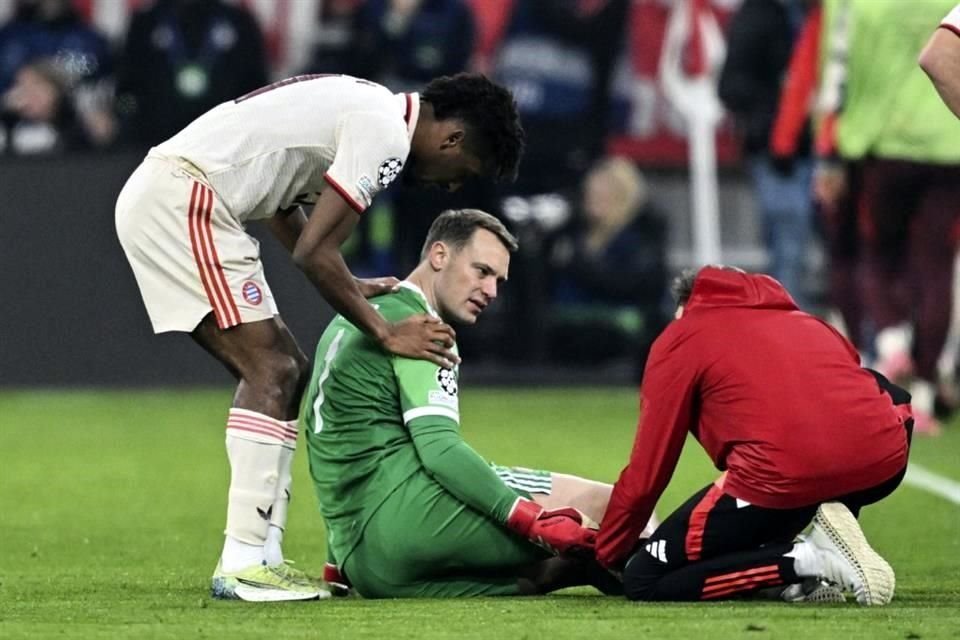 Manuel Neuer es baja para el Bayern.