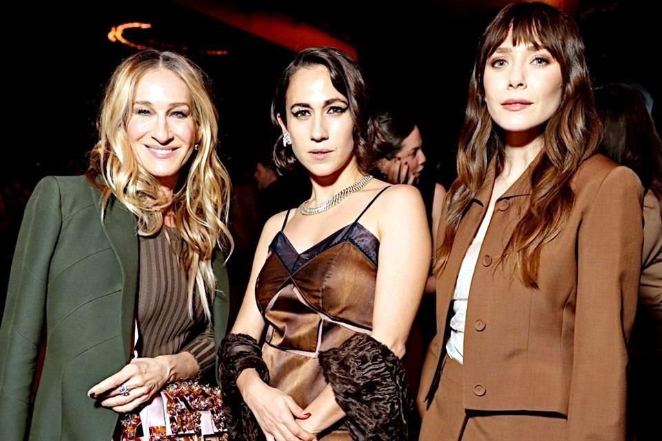 Sarah Jessica Parker, Delfina Delettrez y Elizabeth Olsen.