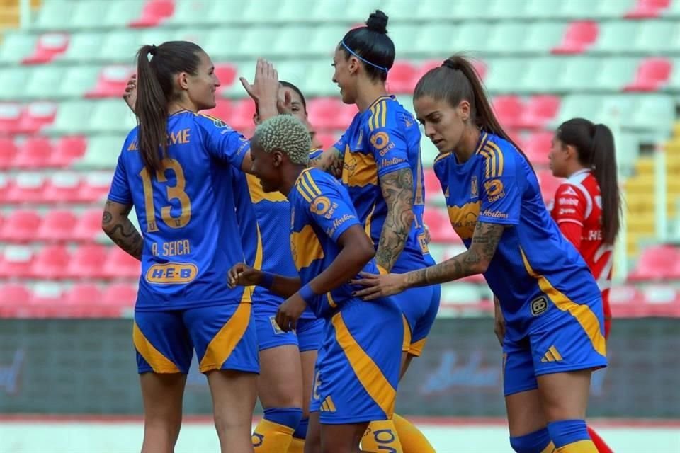 Tigres Femenil fue mucha pieza para el Necaxa.