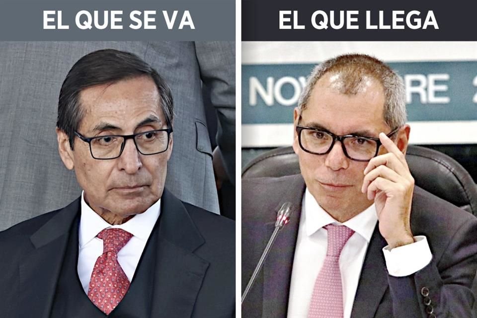 Rogelio Ramírez de la O (Izquierda) dejó la SHCP, y en su lugar se quedó Edgar Amador (derecha).