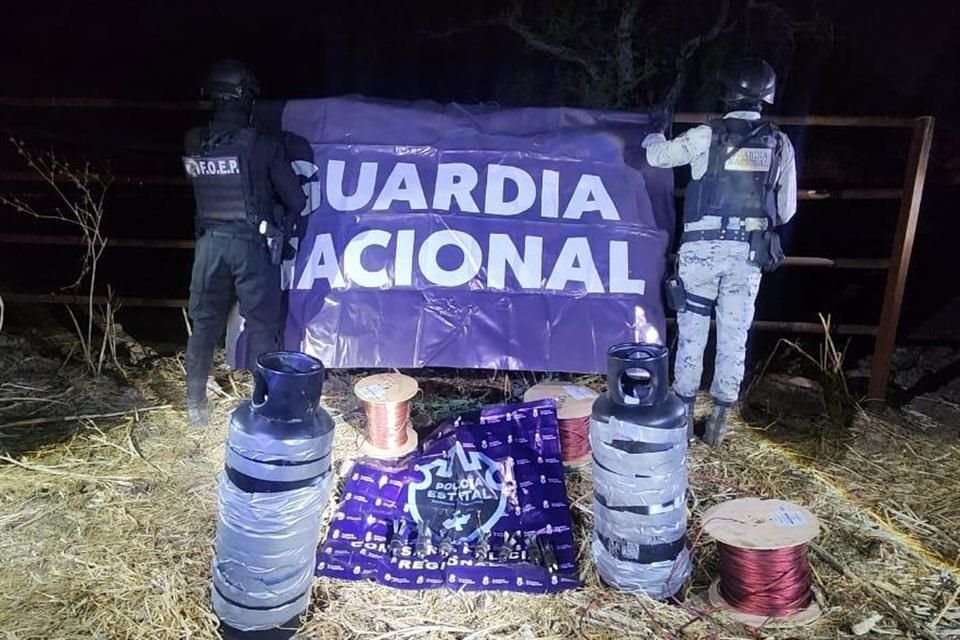 La Guardia Nacional resguardó el lugar.