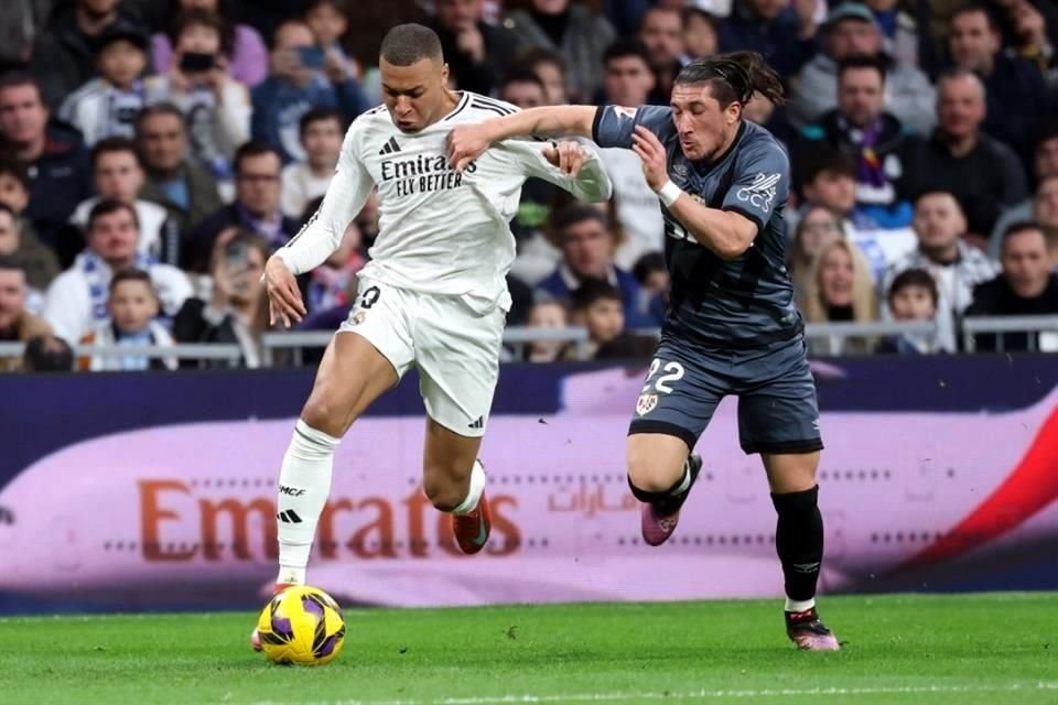 Kylian Mbappé fue el encargado de abrir el marcador en el Santiago Bernabéu.