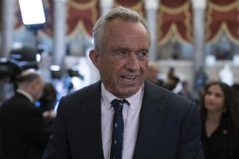 El Secretario de Salud de EU, Robert F. Kennedy Jr., llegando a la Cámara de Representantes, en el Capitolio en Washington, el 4 de marzo de 2025.