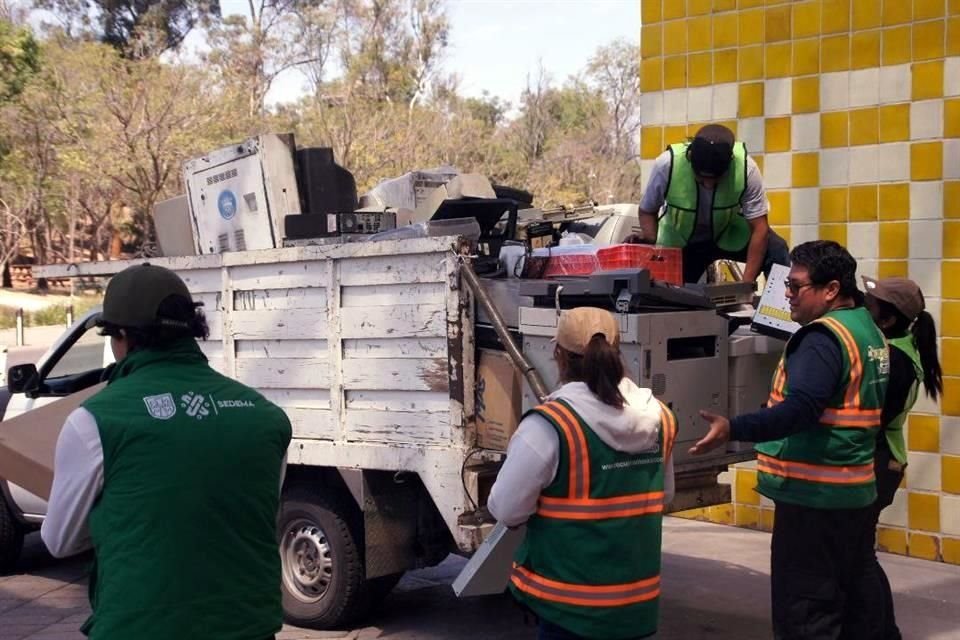 Los desechos fueron colectados para su correcta disposición y posible reutilización.
