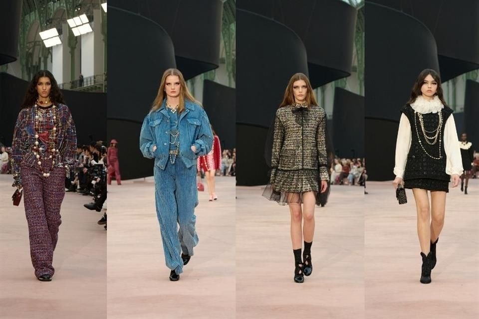 La colección, como un caleidoscopio de contrastes, fusionó la elegancia clásica de CHANEL con toques de modernidad y audacia.