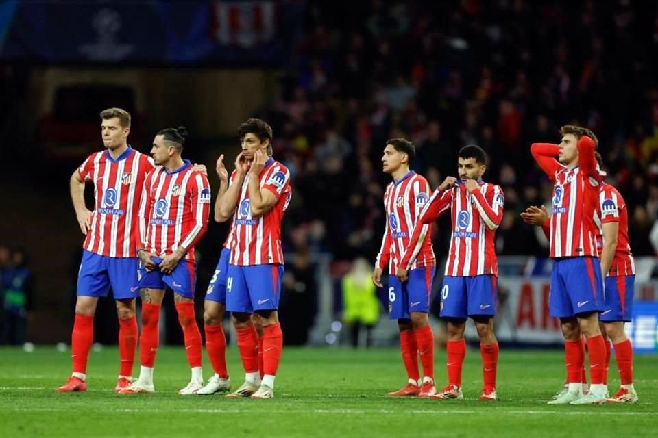 Continúa la pesadilla para el Atlético de Madrid ante el Real Madrid en Champios League.