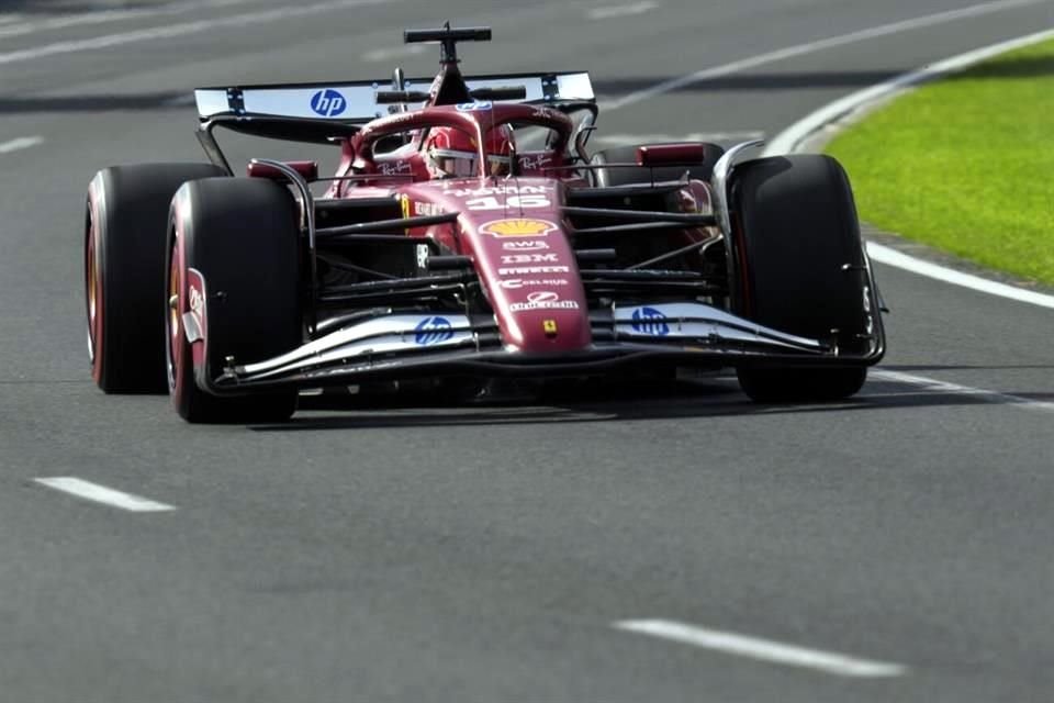 Charles Leclerc terminó siendo el más rápido en la práctica 2.