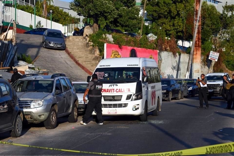 Este jueves, una mujer que conducía una camioneta del transporte público fue asesinada.