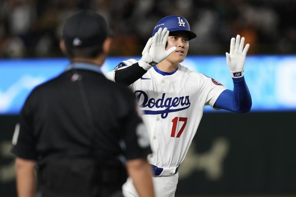 Shohei Ohtani dejó en claro su asombroso poder en Japón, donde los Dodgers disputan dos juegos de exhibición en la Tokyo Series.