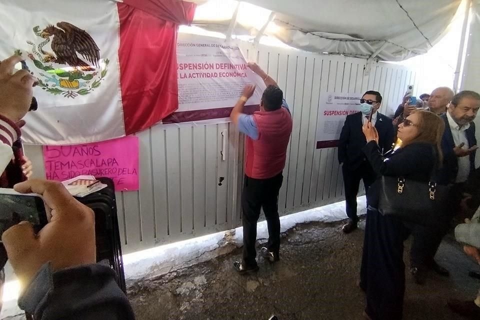 El Ayuntamiento de Temascalapa en Edomex, aceptó la reapertura del Centro de Almacenamiento de Desechos Radiactivos con la promesa de retirar el 80% de las varillas contaminadas con cobalto 60.