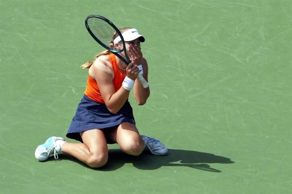 Mirra Andreeva generó una gran campanada en Indian Wells.