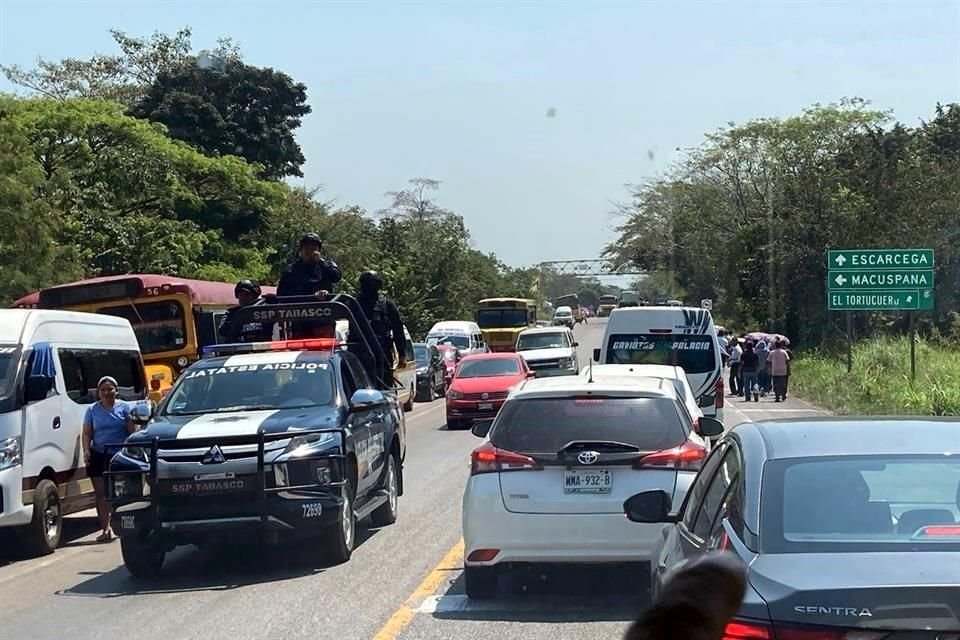 Saturación sobre La carretera José María Pino Suárez.