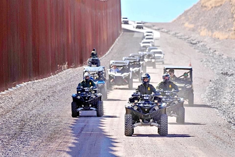 Patrulla Fronteriza en uno de sus recorridos.