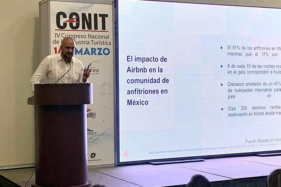 Sebastián Colín, director de Asuntos Públicos y Relaciones Gubernamentales de Airbnb.