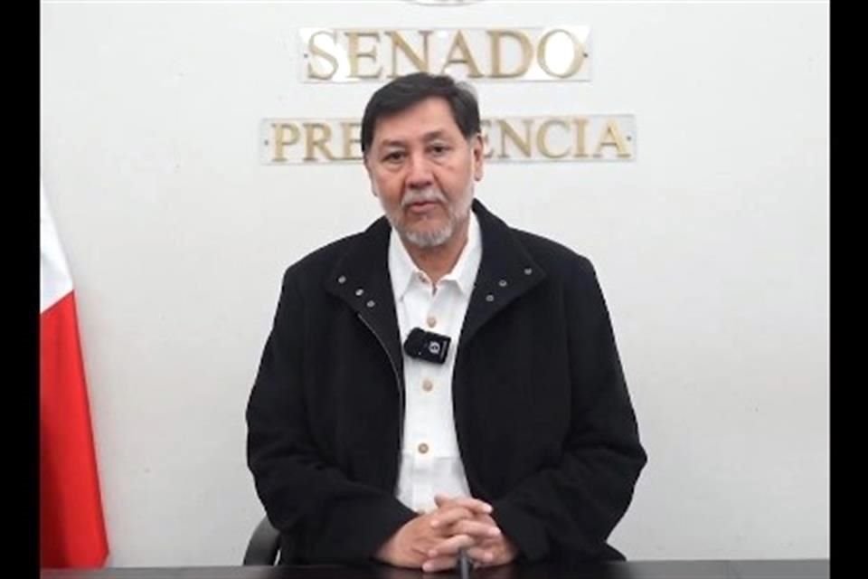 Fernández Noroña publicó un video en redes sociales para hablar del tema.