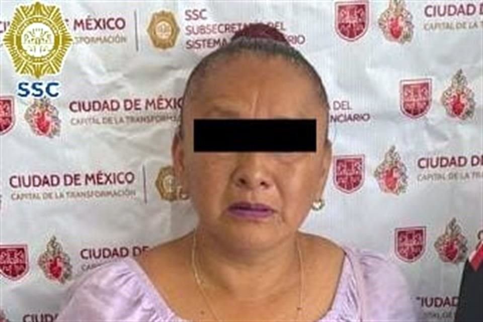 La mujer cuenta con tres ingresos al Sistema Penitenciario por extorsión, cohecho y delincuencia organizada.