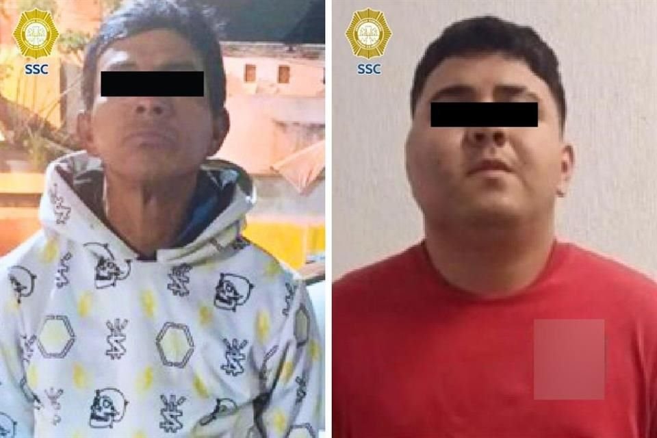 Fue en Juan Pablo y Plaza San Lorenzo, Alcaldía Venustiano Carranza, donde detuvieron a los dos presuntos culpables.