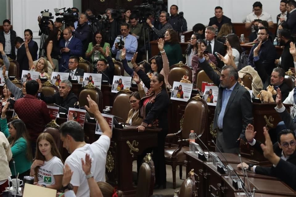 'Quiero hacer un reconocimiento a los diputados y diputadas del Congreso de la Ciudad, que votaron a favor de esta iniciativa', señaló Brugada.