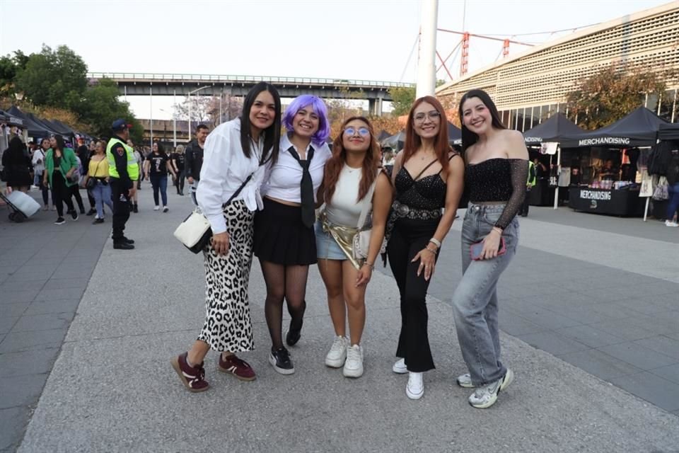 Los fans llegaron al recinto desde muchas horas antes del show.