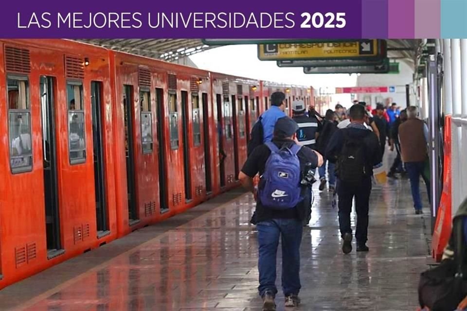 El 33 por ciento de los universitarios utiliza el STC Metro para transportarse, de acuerdo con una encuesta de REFORMA a mil estudiantes.