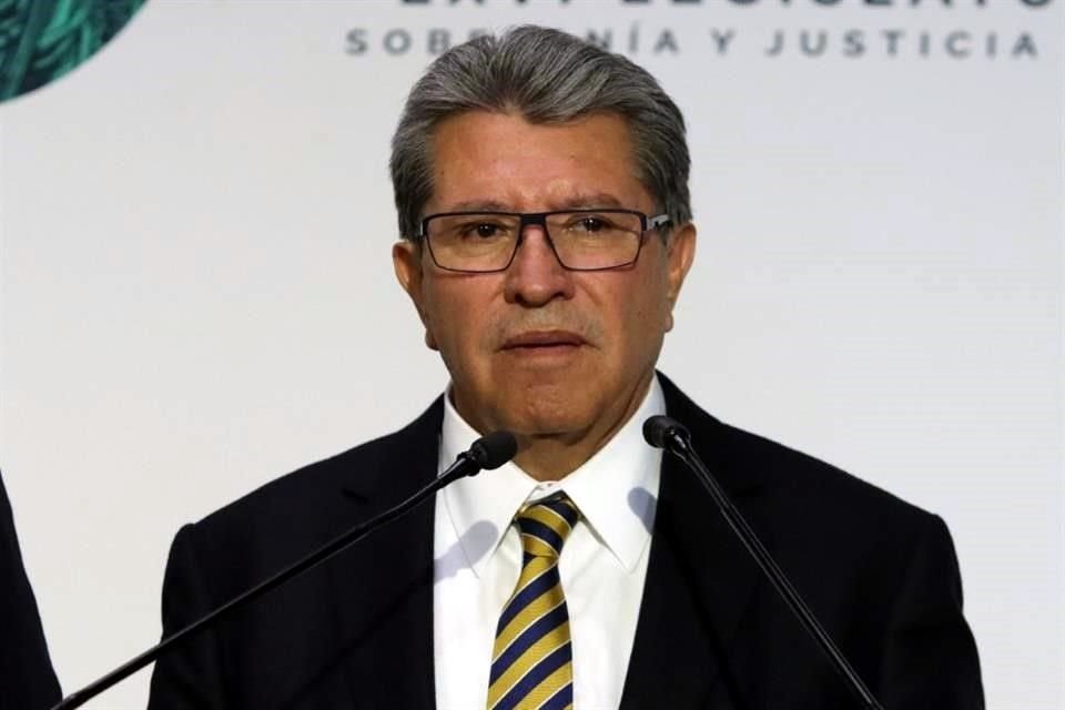 Ricardo Monreal, coordinador de los diputados federales de Morena.