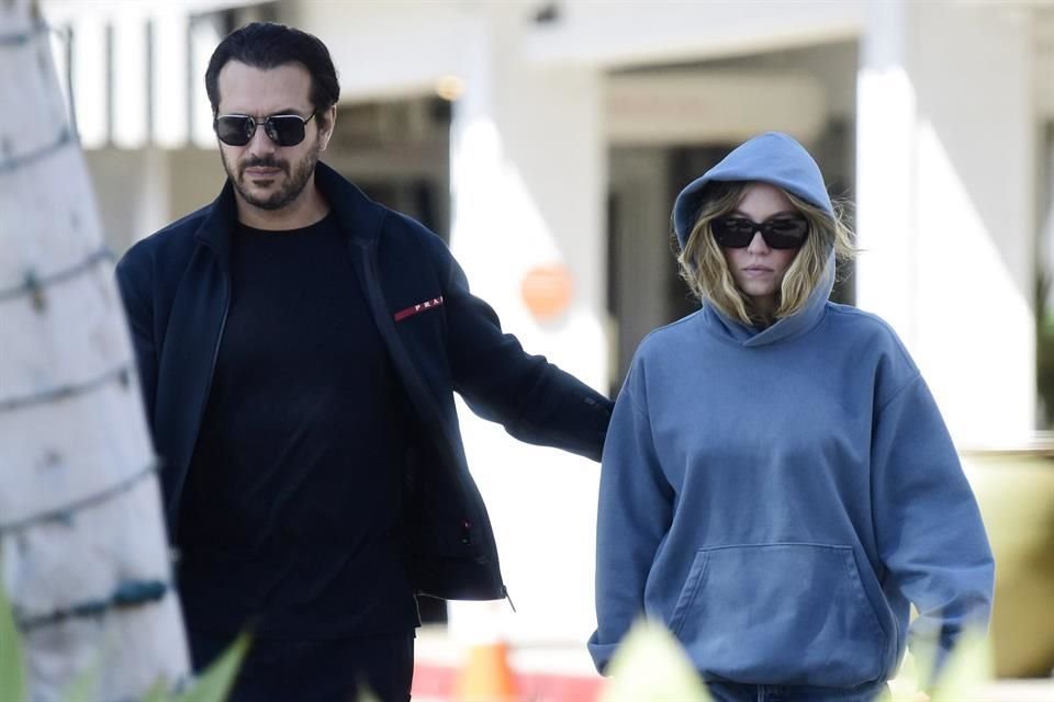 La actriz y su ex novio fueron captados en Los Ángeles.