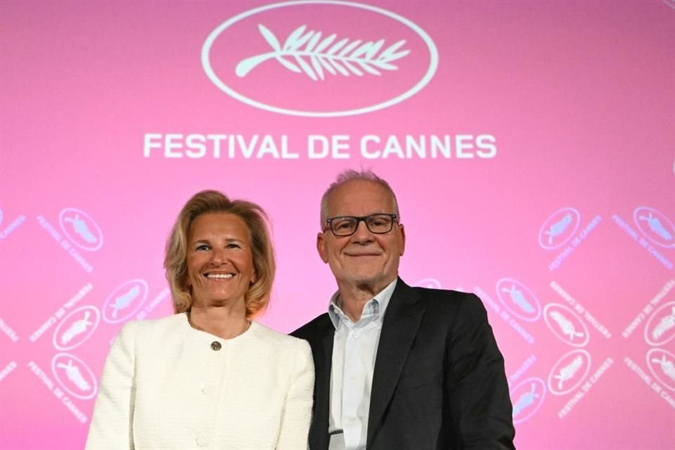 La rueda de prensa de este jueves fue encabezada por la presidenta del festival, Iris Knobloch, y el delegado general Thierry Frémaux.