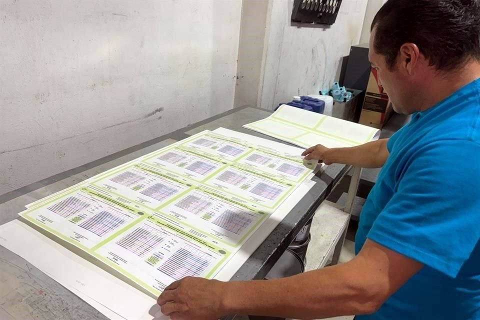 La impresión de las 23 millones de papeletas tuvo un costo de 120 millones de pesos para el IECM.