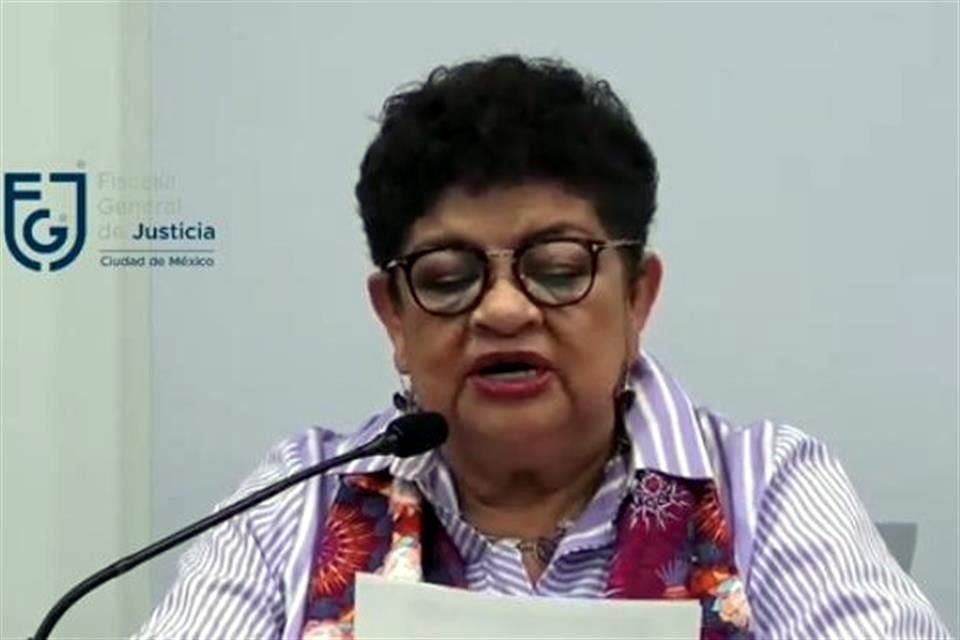 Ernestina Godoy, Fiscal de la CDMX, dijo que el recurso imputado a Alejandra Cuevas está contemplado por la doctrina legal.