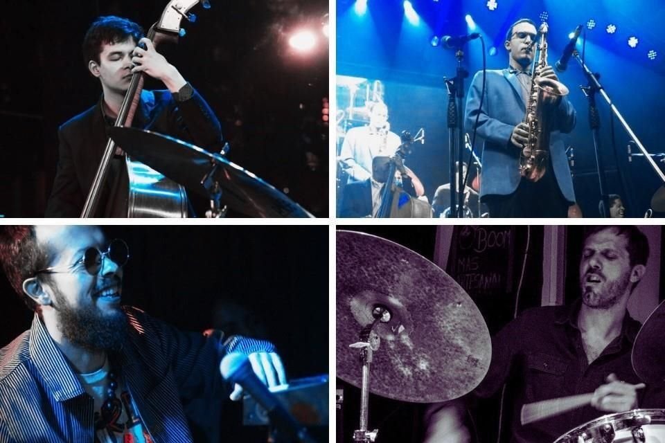 Saúl Ojeda (bajo), Ben Solomon (saxofón), Roberto Verástegui (piano) y Pedro Cervera (batería) integran SAPE y estrenan su álbum homónimo.