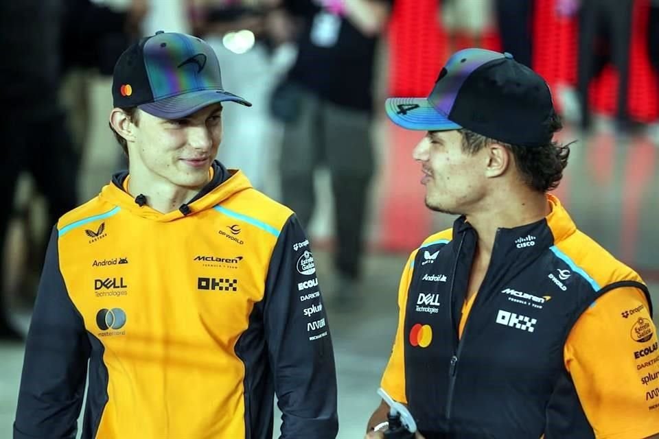 Oscar Piastri ya se pone en la mira como rival directo de Lando Norris por el título de la Fórmula Uno si logra ganar el GP de Bahréin.