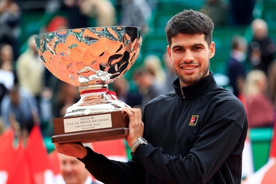 Carlos Alcaraz conquistó por primera ocasión el título en el Masters 1000 de Montecarlo.