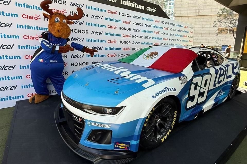 El auto de Daniel Suárez.