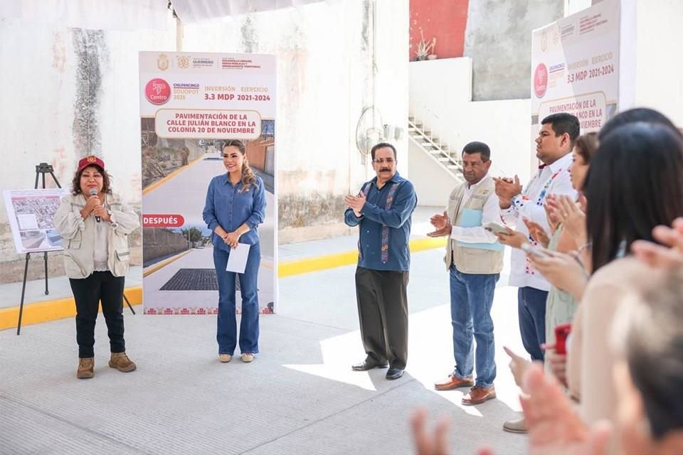 Entrega Evelyn Salgado más vialidades y obra en Chilpancingo