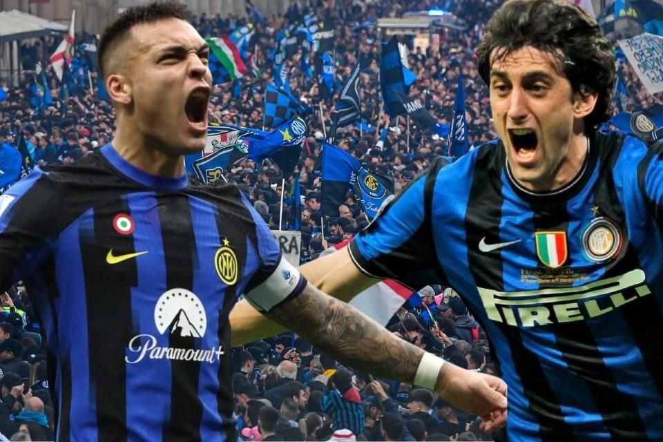 Lautaro Martínez buscará seguir los pasos de Diego Milito, quien fue clave para el triplete del Inter de Milán en 2010.
