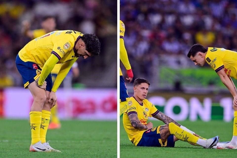 El América suma bajas.