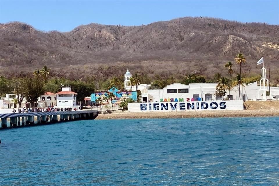 La bienvenida a la isla María Madre.